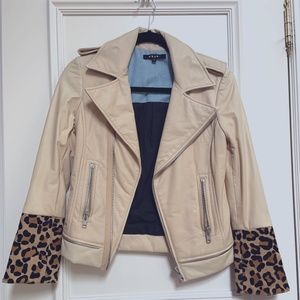 Ksubi faux leather moto jacket